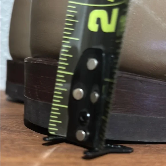 Justin Classic Taupe/Grey Leather Cowboy Boots. Size 7B. EUC! - Picture 13 of 13